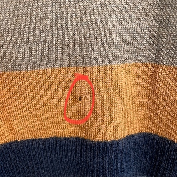 ATM Merino Wool Striped Multicolor Sweater S - Picture 8 of 12